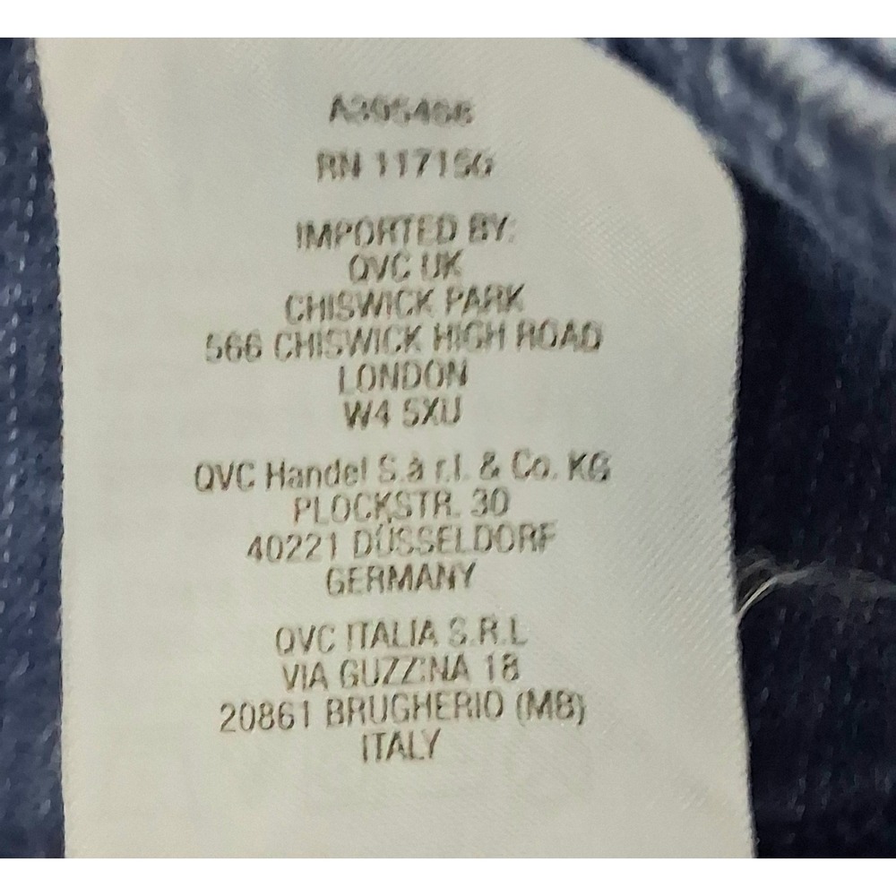 Belle By Kim Gravel Bermuda Shorts Women's Size 20W Frayed Hem TripleLuxe - Picture 7 of 14
